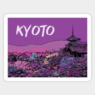 Kyoto - Japanese City Pop Aesthetic Magnet